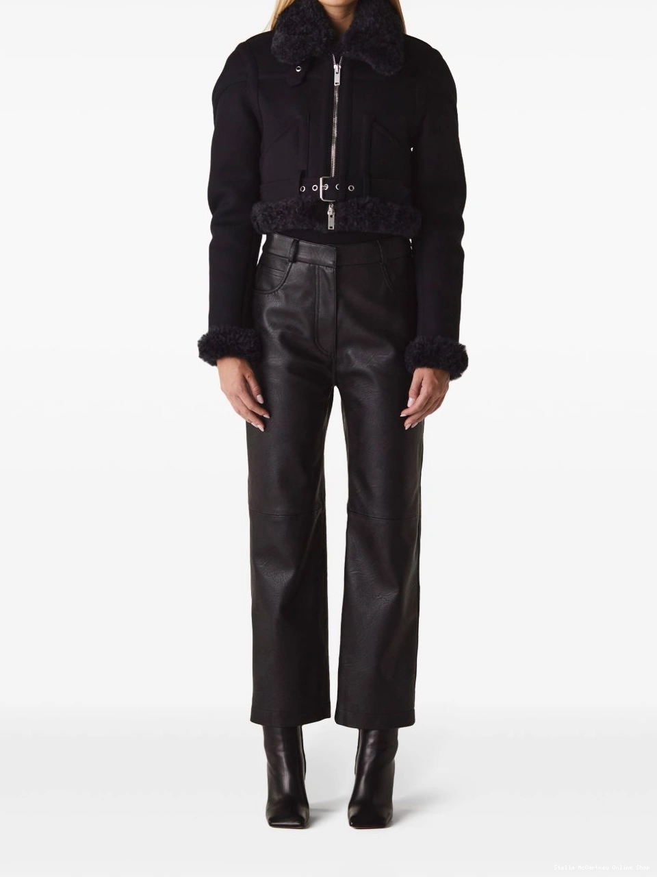 Affordable aviator Women Stella cropped jacket McCartney 0711